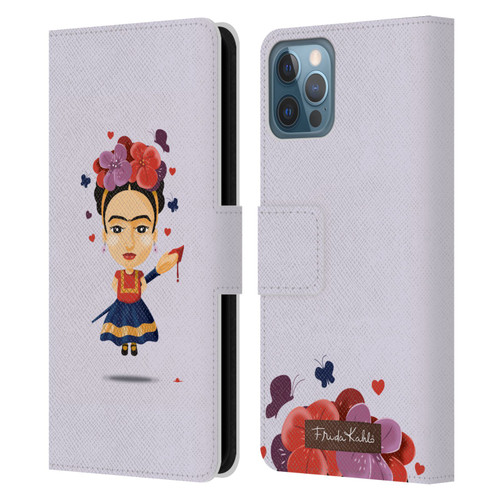 Frida Kahlo Doll Solo Leather Book Wallet Case Cover For Apple iPhone 12 / iPhone 12 Pro