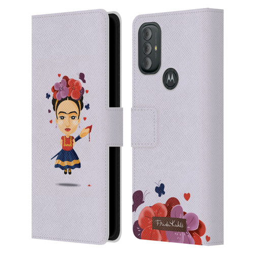 Frida Kahlo Doll Solo Leather Book Wallet Case Cover For Motorola Moto G10 / Moto G20 / Moto G30