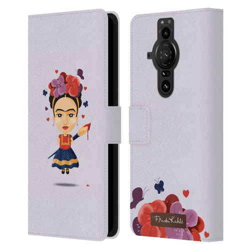 Frida Kahlo Doll Solo Leather Book Wallet Case Cover For Sony Xperia Pro-I