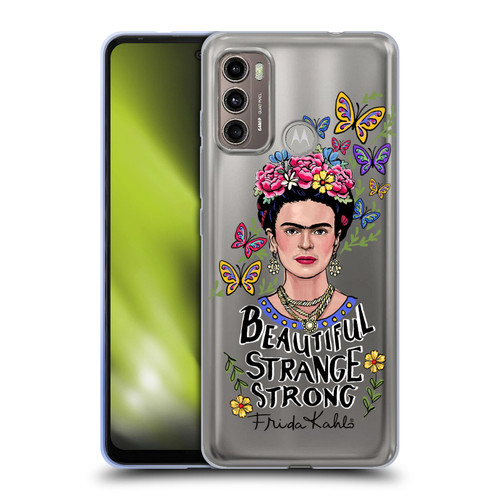 Frida Kahlo Art & Quotes Beautiful Woman Soft Gel Case for Motorola Moto G60 / Moto G40 Fusion
