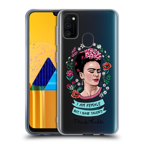 Frida Kahlo Art & Quotes Feminism Soft Gel Case for Samsung Galaxy M30s (2019)/M21 (2020)