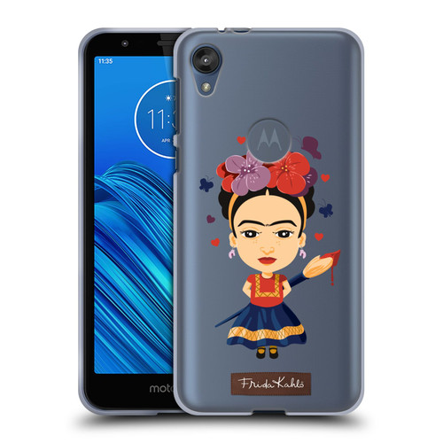 Frida Kahlo Doll Solo Soft Gel Case for Motorola Moto E6