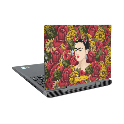 Frida Kahlo Floral Portrait Pattern Vinyl Sticker Skin Decal Cover for Dell Inspiron 15 7000 P65F