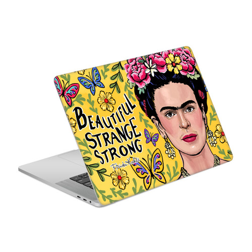 Frida Kahlo Floral Beautiful Woman Vinyl Sticker Skin Decal Cover for Apple MacBook Pro 15.4" A1707/A1990