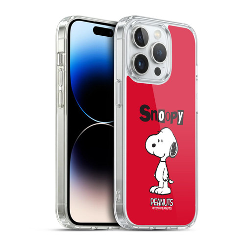 Peanuts Characters Snoopy Soft Gel Case for Apple iPhone 14 Pro & MagSafe