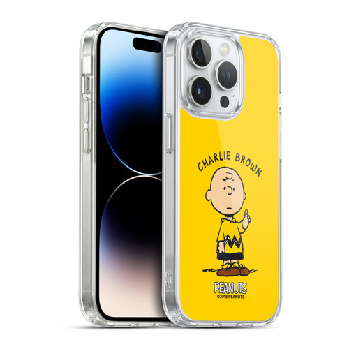 Peanuts Characters Charlie Brown Soft Gel Case for Apple iPhone 14 Pro & MagSafe