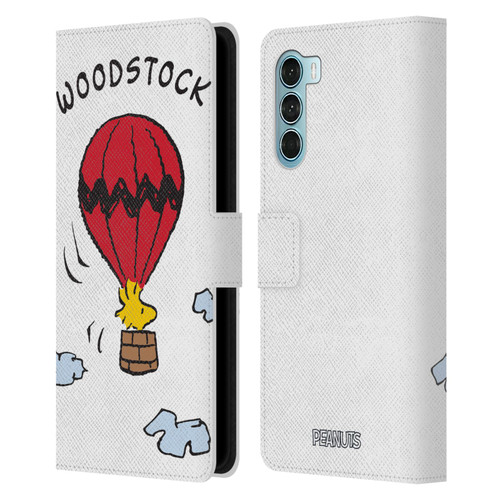 Peanuts Characters Woodstock Leather Book Wallet Case Cover For Motorola Edge S30 / Moto G200 5G