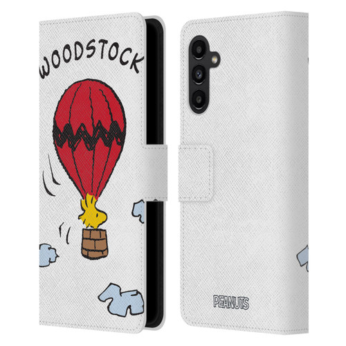 Peanuts Characters Woodstock Leather Book Wallet Case Cover For Samsung Galaxy A13 5G (2021)