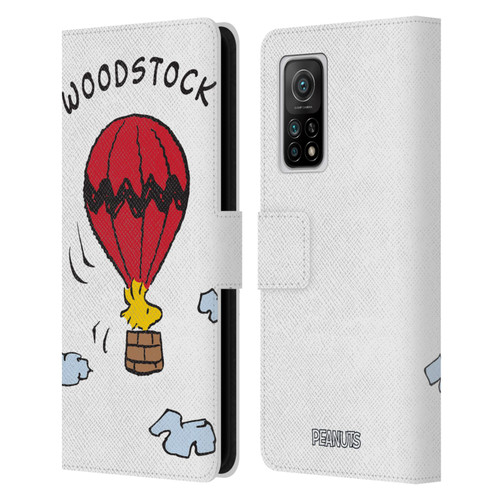 Peanuts Characters Woodstock Leather Book Wallet Case Cover For Xiaomi Mi 10T 5G