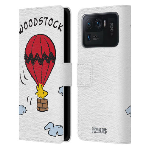 Peanuts Characters Woodstock Leather Book Wallet Case Cover For Xiaomi Mi 11 Ultra