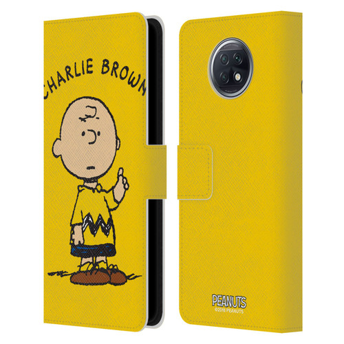 Peanuts Characters Charlie Brown Leather Book Wallet Case Cover For Xiaomi Redmi Note 9T 5G