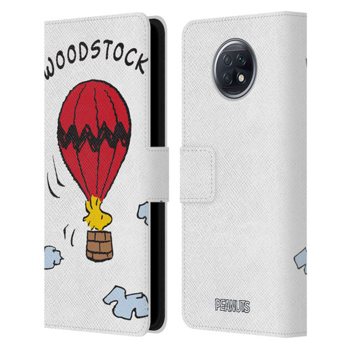 Peanuts Characters Woodstock Leather Book Wallet Case Cover For Xiaomi Redmi Note 9T 5G