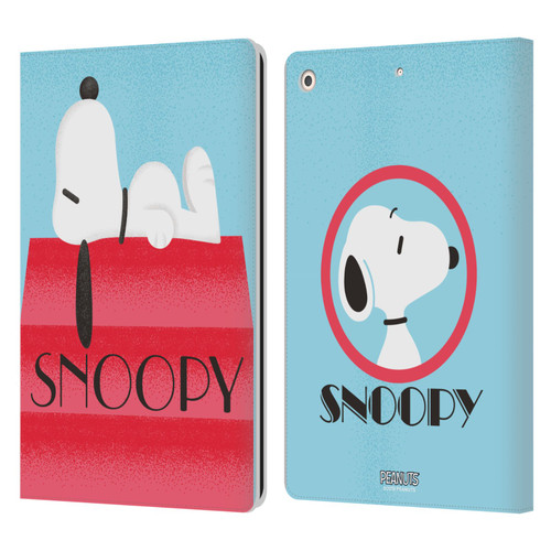 Peanuts Snoopy Deco Dreams House Leather Book Wallet Case Cover For Apple iPad 10.2 2019/2020/2021