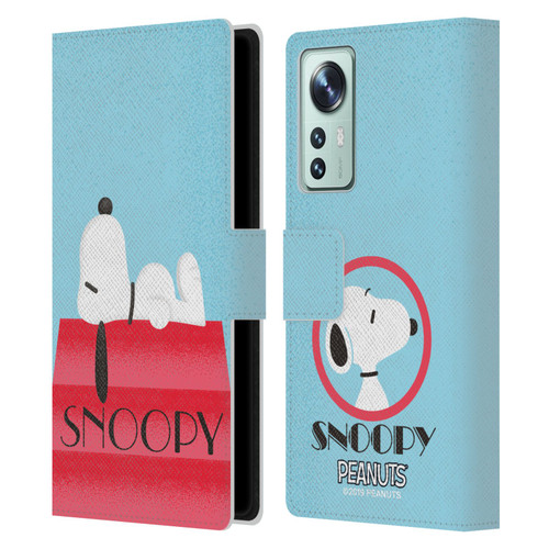Peanuts Snoopy Deco Dreams House Leather Book Wallet Case Cover For Xiaomi 12