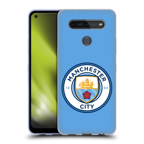 Manchester City Man City FC Badge Blue Full Colour Soft Gel Case for LG K51S