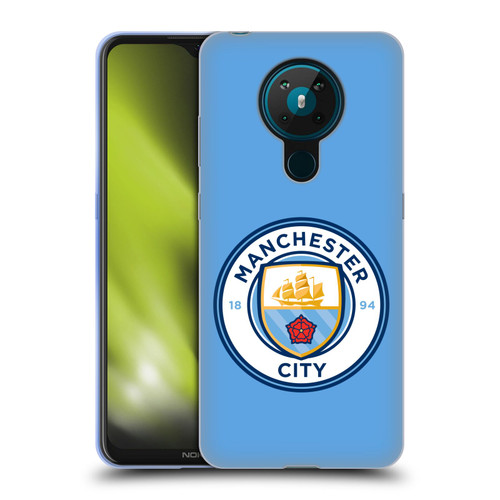 Manchester City Man City FC Badge Blue Full Colour Soft Gel Case for Nokia 5.3