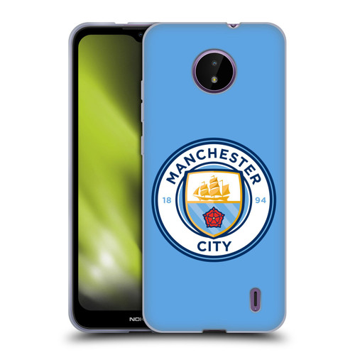 Manchester City Man City FC Badge Blue Full Colour Soft Gel Case for Nokia C10 / C20