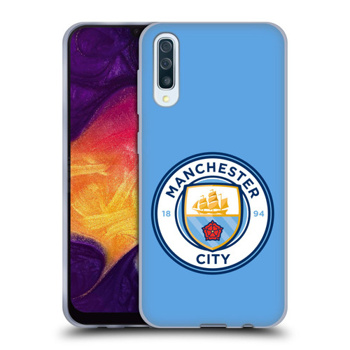 Manchester City Man City FC Badge Blue Full Colour Soft Gel Case for Samsung Galaxy A50/A30s (2019)