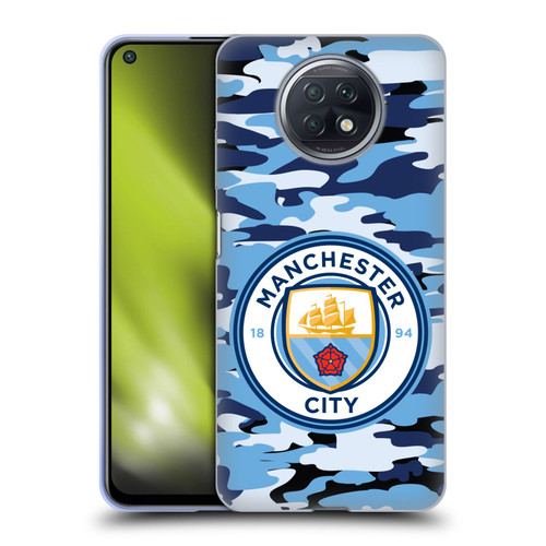 Manchester City Man City FC Badge Camou Blue Moon Soft Gel Case for Xiaomi Redmi Note 9T 5G