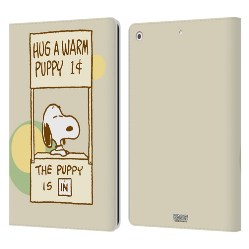 Peanuts Snoopy Hug Warm Leather Book Wallet Case Cover For Apple iPad 10.2 2019/2020/2021