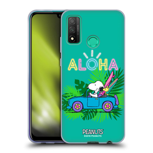 Peanuts Snoopy Aloha Disco Tropical Surf Soft Gel Case for Huawei P Smart (2020)