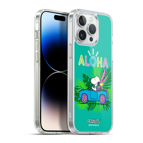 Peanuts Snoopy Aloha Disco Tropical Surf Soft Gel Case for Apple iPhone 13 Pro Max & MagSafe