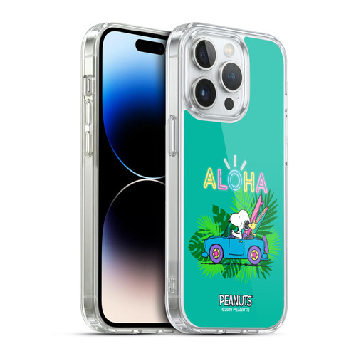 Peanuts Snoopy Aloha Disco Tropical Surf Soft Gel Case for Apple iPhone 13 Pro & MagSafe