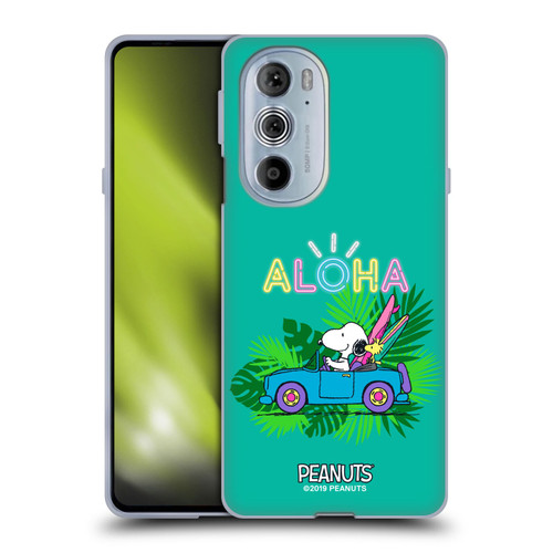 Peanuts Snoopy Aloha Disco Tropical Surf Soft Gel Case for Motorola Edge X30