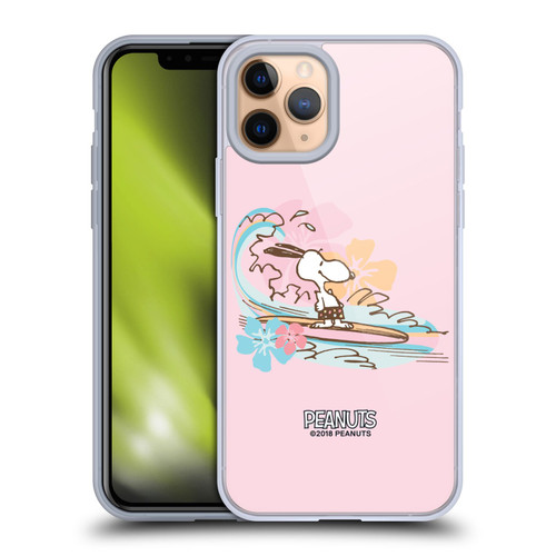 Peanuts Beach Snoopy Surf Soft Gel Case for Apple iPhone 11 Pro