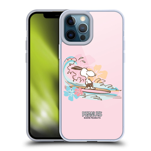 Peanuts Beach Snoopy Surf Soft Gel Case for Apple iPhone 12 Pro Max