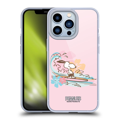 Peanuts Beach Snoopy Surf Soft Gel Case for Apple iPhone 13 Pro & MagSafe