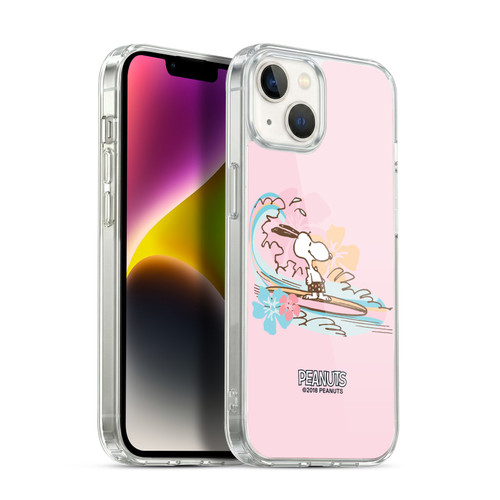 Peanuts Beach Snoopy Surf Soft Gel Case for Apple iPhone 14 Plus & MagSafe
