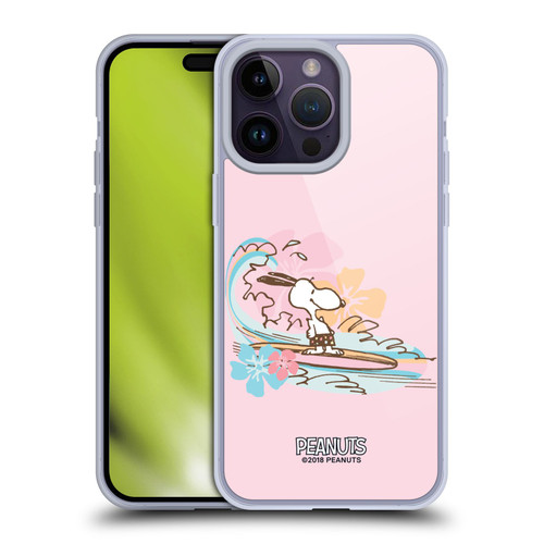 Peanuts Beach Snoopy Surf Soft Gel Case for Apple iPhone 14 Pro Max