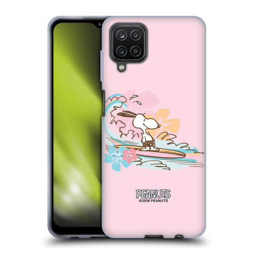 Peanuts Beach Snoopy Surf Soft Gel Case for Samsung Galaxy A12 (2020)