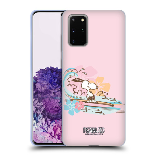 Peanuts Beach Snoopy Surf Soft Gel Case for Samsung Galaxy S20+ / S20+ 5G