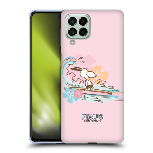 Peanuts Beach Snoopy Surf Soft Gel Case for Samsung Galaxy M53 (2022)