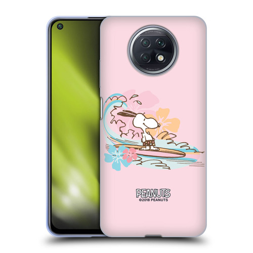 Peanuts Beach Snoopy Surf Soft Gel Case for Xiaomi Redmi Note 9T 5G