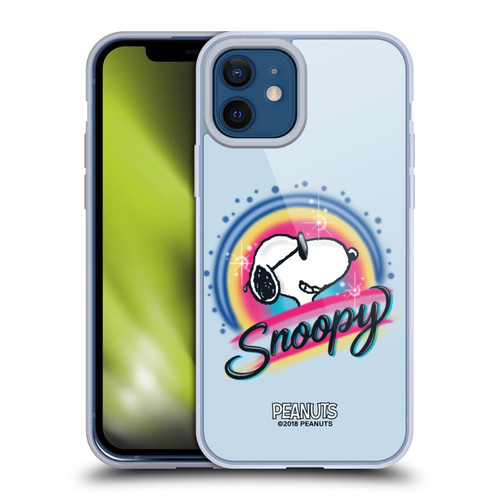 Peanuts Snoopy Boardwalk Airbrush Colourful Sunglasses Soft Gel Case for Apple iPhone 12 / iPhone 12 Pro & MagSafe