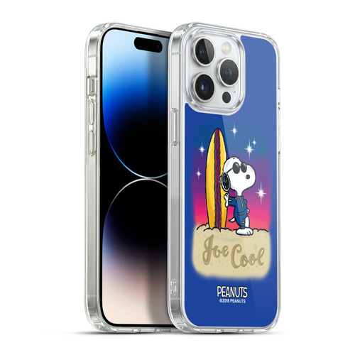 Peanuts Snoopy Boardwalk Airbrush Joe Cool Surf Soft Gel Case for Apple iPhone 13 Pro Max & MagSafe