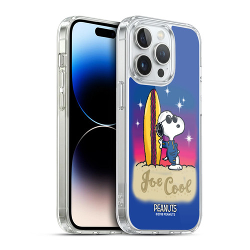 Peanuts Snoopy Boardwalk Airbrush Joe Cool Surf Soft Gel Case for Apple iPhone 13 Pro & MagSafe