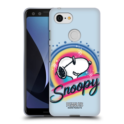 Peanuts Snoopy Boardwalk Airbrush Colourful Sunglasses Soft Gel Case for Google Pixel 3