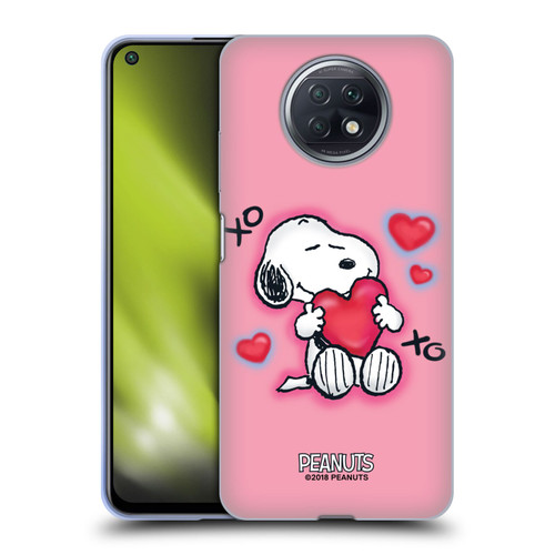 Peanuts Snoopy Boardwalk Airbrush XOXO Soft Gel Case for Xiaomi Redmi Note 9T 5G