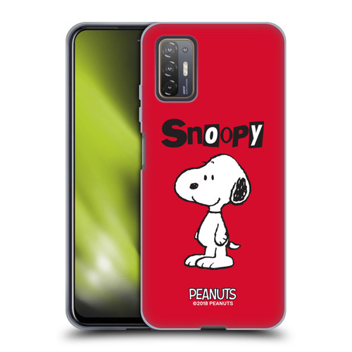 Peanuts Characters Snoopy Soft Gel Case for HTC Desire 21 Pro 5G