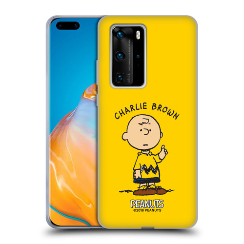Peanuts Characters Charlie Brown Soft Gel Case for Huawei P40 Pro / P40 Pro Plus 5G