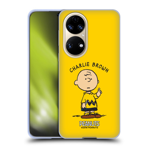 Peanuts Characters Charlie Brown Soft Gel Case for Huawei P50