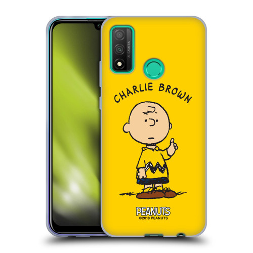 Peanuts Characters Charlie Brown Soft Gel Case for Huawei P Smart (2020)