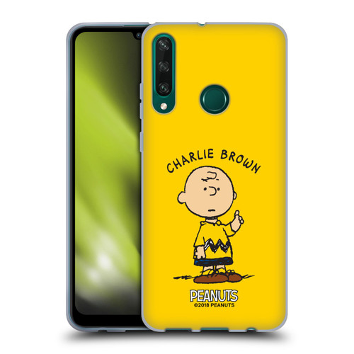 Peanuts Characters Charlie Brown Soft Gel Case for Huawei Y6p