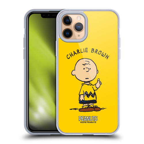 Peanuts Characters Charlie Brown Soft Gel Case for Apple iPhone 11 Pro & MagSafe
