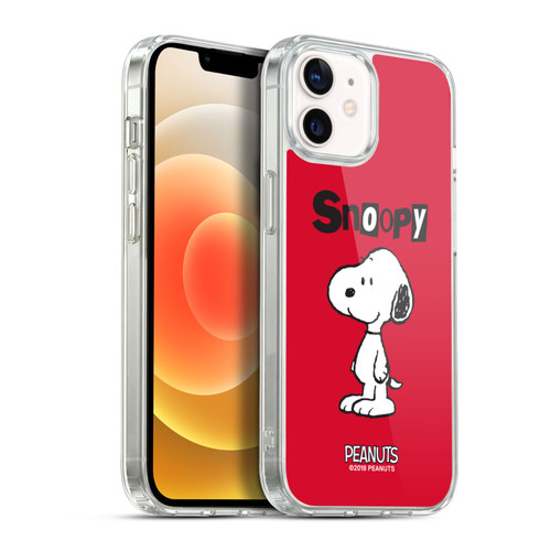 Peanuts Characters Snoopy Soft Gel Case for Apple iPhone 12 / iPhone 12 Pro & MagSafe