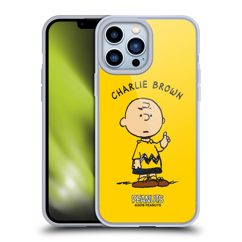 Peanuts Characters Charlie Brown Soft Gel Case for Apple iPhone 13 Pro Max & MagSafe